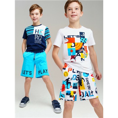 Шорты трикотажные для мальчиков, 2 шт в комплекте