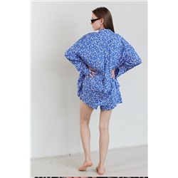 Костюм женский  SET003/12/Синий, белый