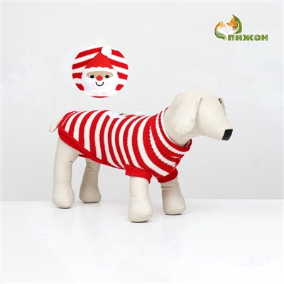 Свитер для собак «Санта», размер 2XL (ДС 41, ОШ 41, ОГ 36-60 см)