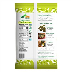 gimMe, Premium Roasted Seaweed, Big Sheets, Avocado Oil, 0.92 oz (26 g)