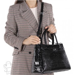 Сумка женская кожаная 8807VG black Vitelli Grassi