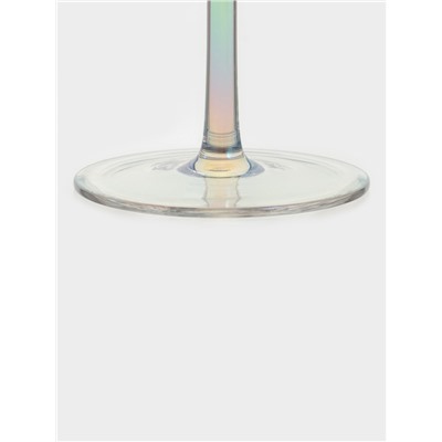 Бокал для шампанского Magistro «Кира», 180 мл, 7×25.5 см, стекло, перламутровый