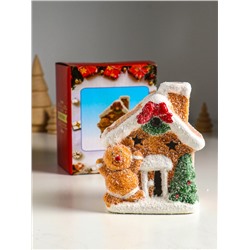 Фигурка светящаяся «Пряничка у домика», керамика, 8.5×6×11.5 см, МИКС