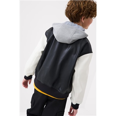 Куртка текстильная с полиуретановым покрытием для мальчиков (бомбер) PLAYTODAY, 1240194