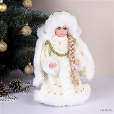 Фигурка Снегурочка 30 см / 15B21-12 /уп 36/ музыкальная
