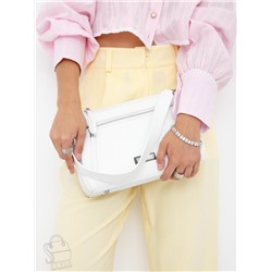 Сумка женская кожаная 1025C white Polina&Eiterou  в Новосибирске