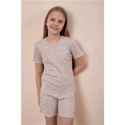 Пижама футболка и шорты М226007cм