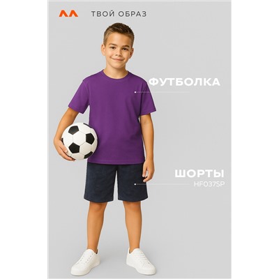 Детская однотонная футболка Happyfox