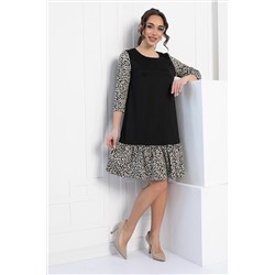 Платье Фиона (черное) П12956-10М