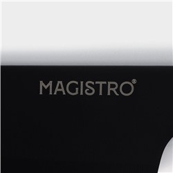 Нож шеф кухонный Magistro Dark wood, длина лезвия 20.3 см