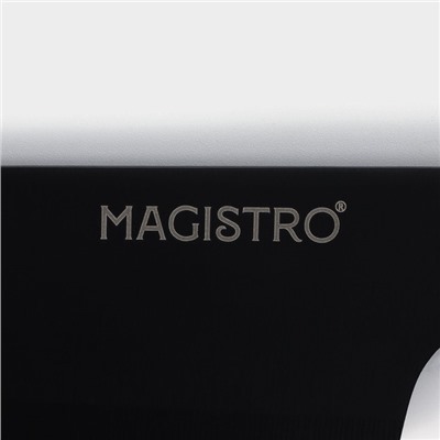Нож шеф кухонный Magistro Dark wood, длина лезвия 20.3 см