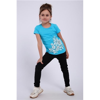 Футболка 51176 детская (Голубой)