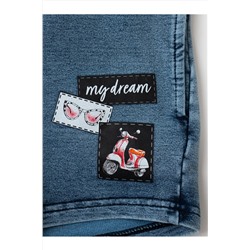 Шорты трикотажные для девочек PLAYTODAY, 1240378