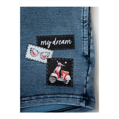 Шорты трикотажные для девочек PLAYTODAY, 1240378