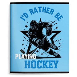 Тетрадь  48л клетка "ХОККЕЙНЫЙ ВЫПАД" ВД-лак ТОК48-ХВ SchoolФормат