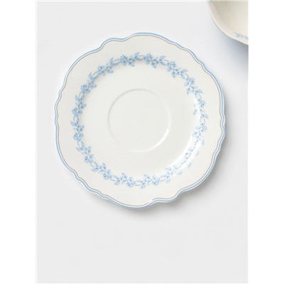 Чайная пара WY Royal blue, фарфор, 220 мл, голубая