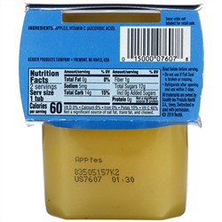 Gerber, Apple, Sitter, 2 Pack, 4 oz (113 g) Each