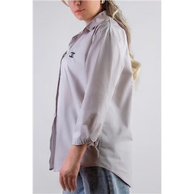 Рубашка оверсайз хлопок y2k НАТАЛИ, 1124644