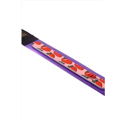 Mertz Пилка для ногтей цветная 891, 120/240 грит, клубника, 18 см KRISTALLER, 1124377