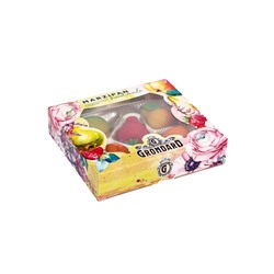 Конфеты подарочные новогодние «Миндальное лакомство» с корпусом из марципана, фрукты, 100 г