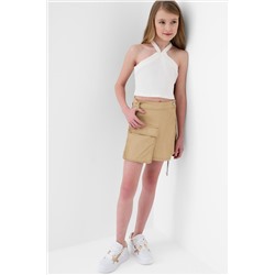 Юбка-шорты текстильные для девочек PLAYTODAY, 1240250
