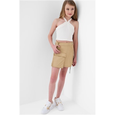 Юбка-шорты текстильные для девочек PLAYTODAY, 1240250