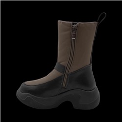 Сапоги на меху 86153-764-1 хаки п/п