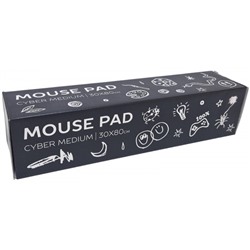Коврик для мышки и клавиатуры 80х30 см "CYBER MEDIUM BE MINE" черный LXMSPCM-BM LOREX