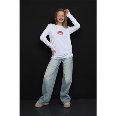 8588 футболка с дл.рукавом унисекс