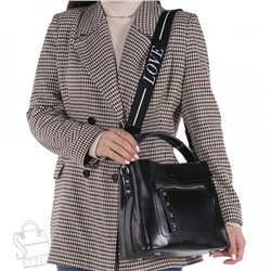 Сумка женская кожаная 8702NN black Natale Navetta