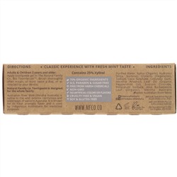 The Natural Family Co., Original & Classic Natural Toothpaste, Native Rivermint, 3.52 oz (100 g)