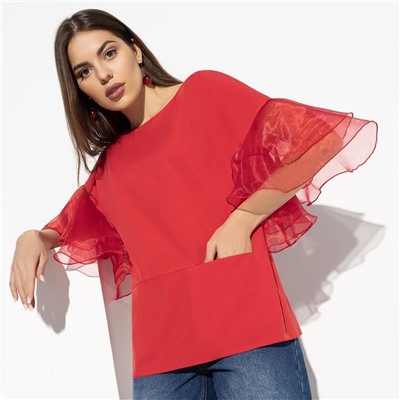 Блуза, Кокетка в образе (red star)