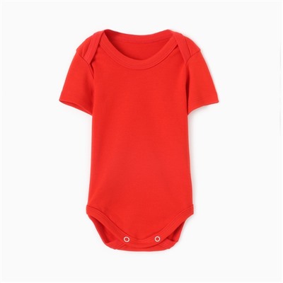 Боди детское Bloom Baby, рост 68 см, красное