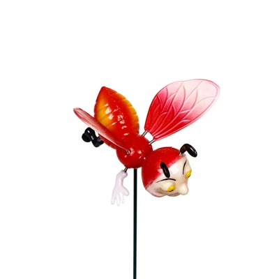 Штекер садовый «Весёлая пчёлка», 14×10 см, h=40 см, МИКС