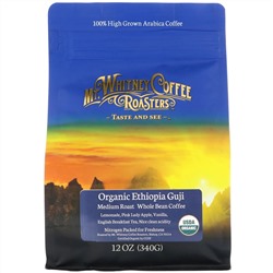 Mt. Whitney Coffee Roasters, органический Эфиопия Гуджи, средней обжарки, кофе в зернах, 340 г (12 унций)