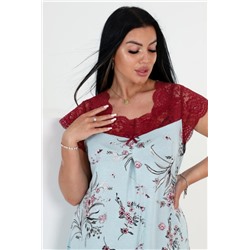 Сорочка 6100 (Голубой)