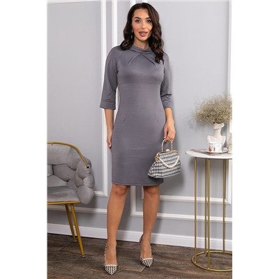 Платье трикотажное Эмми (серое) П14598-10М