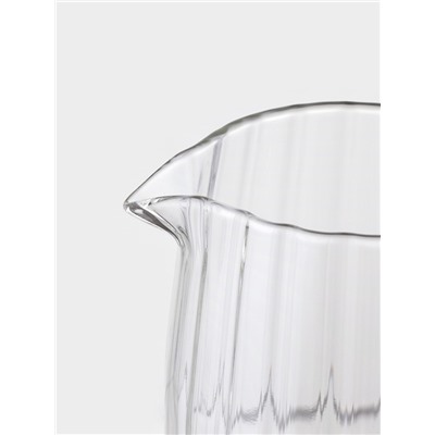 Кувшин Magistro «Богема. Дольки», 1.5 л, 9×14×28 см, стекло, прозрачный