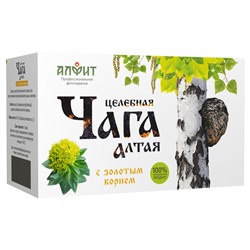 Чага Алтая с золотым корнем 20 ф/п.