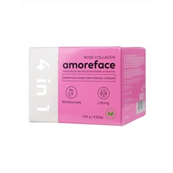 Amoreface Крем для лица 4 в 1 с коллагеном и экстрактом розы / Rose-Collagen Whitening Cream, 100 г 28071
