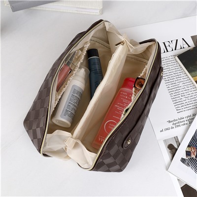 Косметичка 23,5х12 см / XN-014BR /уп 50/коричневый