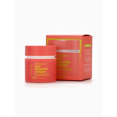 Крем для лица ночной А+E vitamix cream, увлажнение и питание, 45 мл, Miss Organic