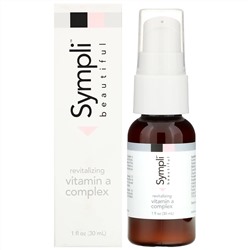 Sympli Beautiful, восстанавливающая сыворотка с витамином A, 30 мл (1 жидк. унция)
