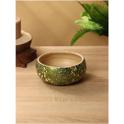 Ваза для фруктов, 15×15×6 см, бамбук