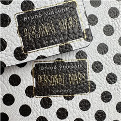 Ежедневник недатированный А6+ 256 стр. "Black&White.Горошек" 3-742/01 Bruno Visconti