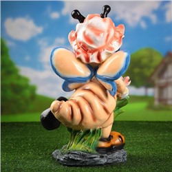 Садовая фигура из полистоуна «Пчёлка в панамке», 49×23×25 см