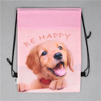 Мешок для обуви, Be happy, (нетканый материал) 41×30 см
