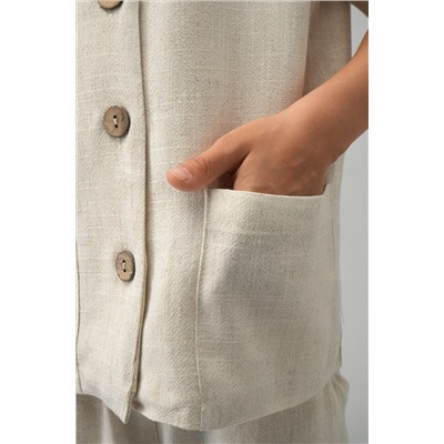 Льняной костюм для мальчика Happyfox