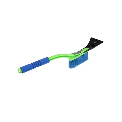 Щетка сметка, со скребком, Oktan, мягкая ручка, 54 см, зеленый