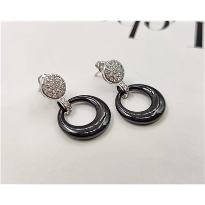 Серьги с керамикой